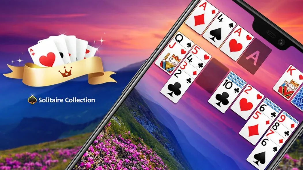 Скачать Solitaire Collection [MOD: без рекламы и все карты открыты] — скриншот 1