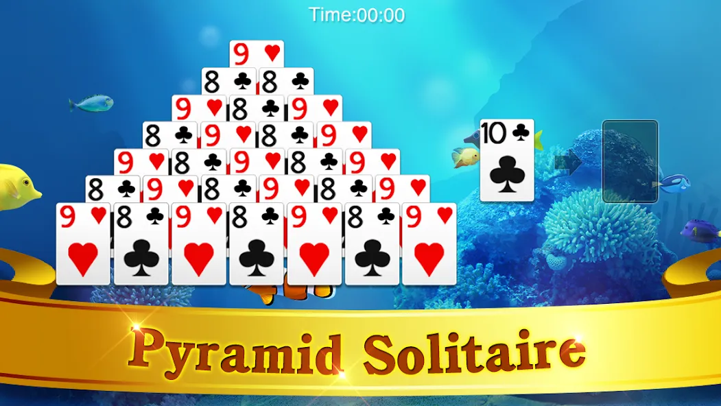 Скачать Pyramid Solitaire [MOD: безлимитные подсказки и отмены ходов] — скриншот 5
