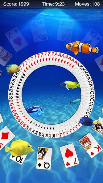 Spider Solitaire [MOD: безлимитные подсказки и отмены ходов] (Бесплатно / APK) — скриншот 3