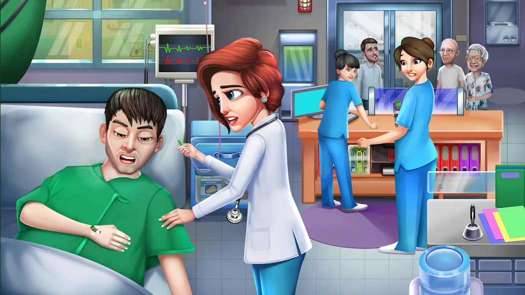 Doctor Hospital Games Offline [MOD: безлимитные деньги и всё открыто] — Скачать бесплатно (APK) — скриншот 1