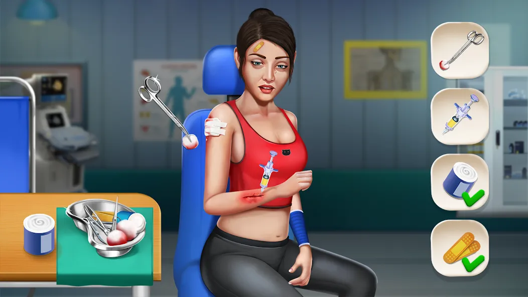 Doctor Hospital Games Offline [MOD: безлимитные деньги и всё открыто] — Скачать бесплатно (APK) — скриншот 3