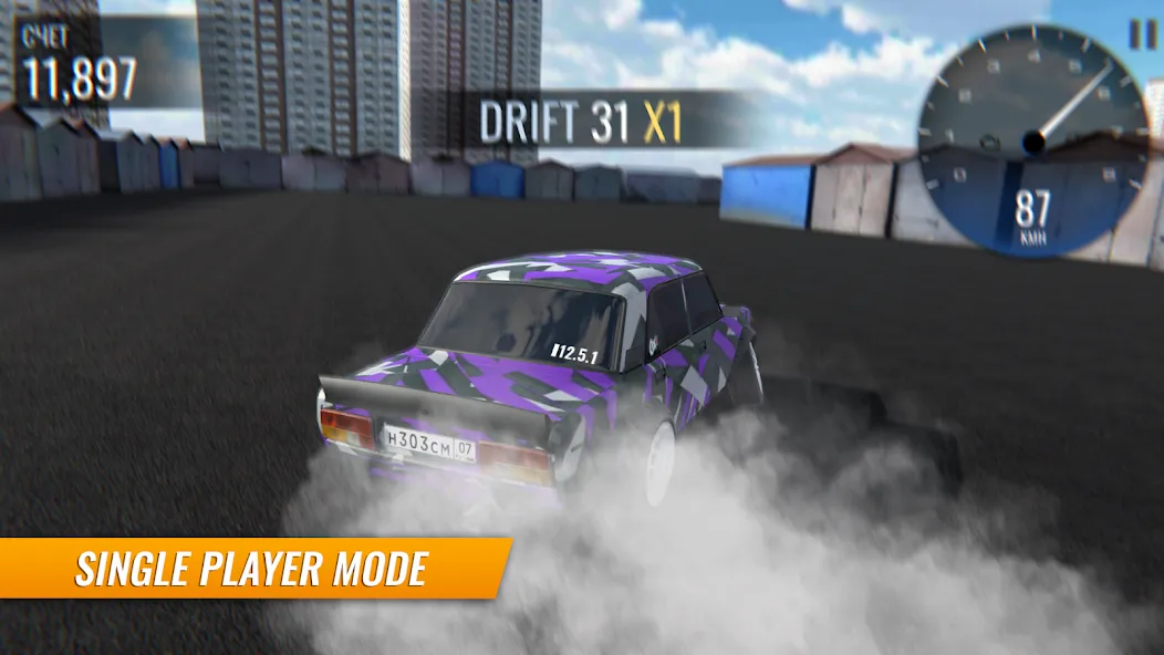 Russian Car Drift [MOD: безлимитные деньги и машины] (Бесплатно / APK) — скриншот 5