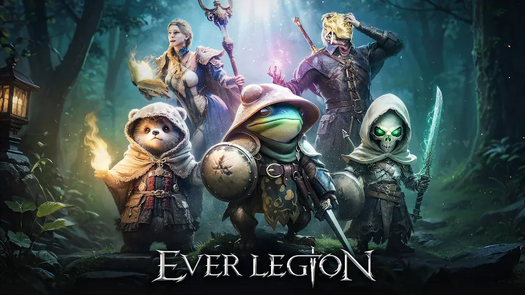 Ever Legion [MOD: безлимитные ресурсы и усиленные герои] (Бесплатно / APK) — скриншот 1
