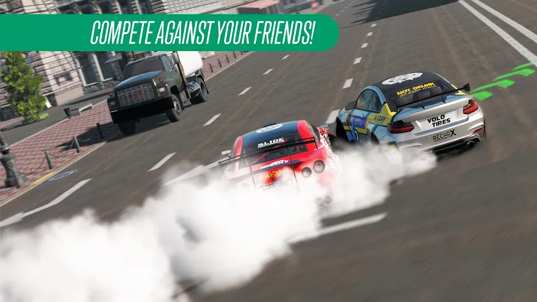 Скачать CarX Drift Racing 2 [MOD: безлимитные деньги и тюнинг] на телефон — скриншот 1