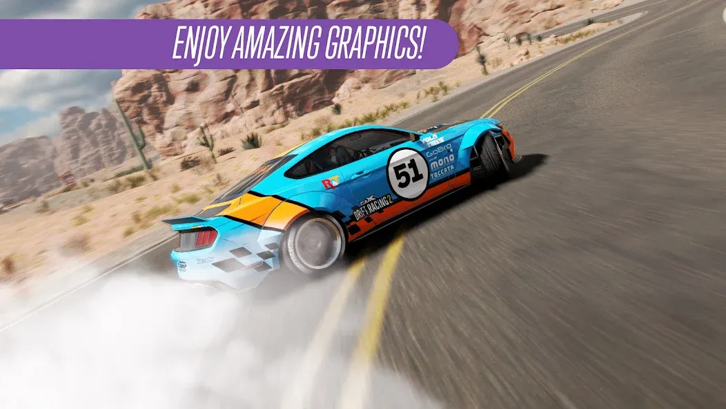 Скачать CarX Drift Racing 2 [MOD: безлимитные деньги и тюнинг] на телефон — скриншот 2