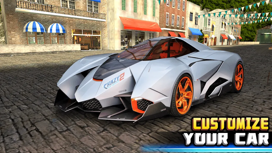 Взломанная Crazy for Speed 2 [MOD: безлимитные деньги и топливо] на Андроид — скриншот 3