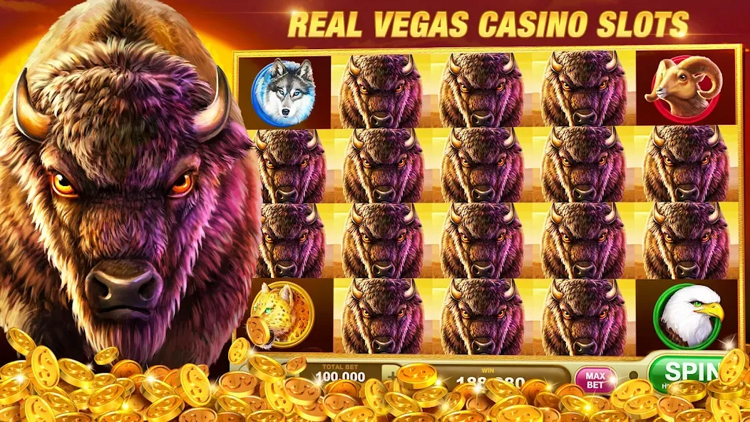 Slots Rush: Vegas Casino Slots [MOD: безлимитные монеты и бонусы] на Андроид — скриншот 3