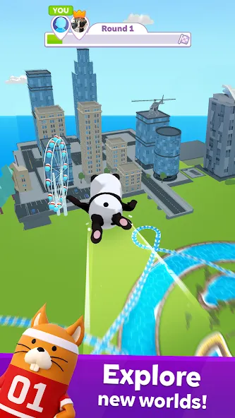 aquapark.io [MOD: безлимитные монеты и ускорение] (Бесплатно / APK) — скриншот 5