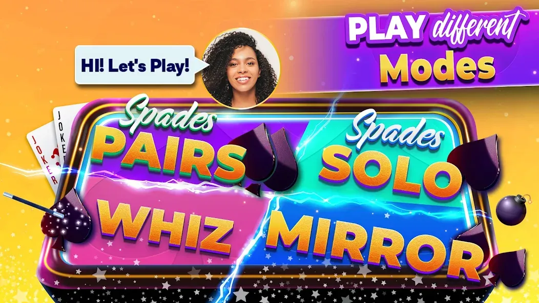 VIP Spades - Online Card Game [MOD: без рекламы и бесконечные монеты] (Бесплатно / APK) — скриншот 1