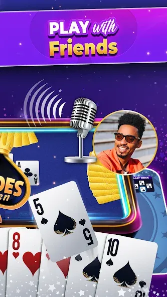 VIP Spades - Online Card Game [MOD: без рекламы и бесконечные монеты] (Бесплатно / APK) — скриншот 3