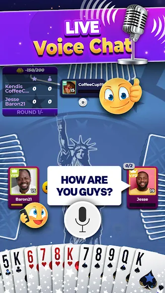 VIP Spades - Online Card Game [MOD: без рекламы и бесконечные монеты] (Бесплатно / APK) — скриншот 5