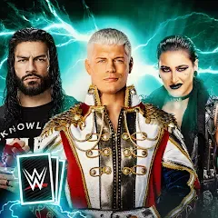 Скачать WWE SuperCard - Battle Cards [MOD: безлимитные деньги и все карты] на телефон