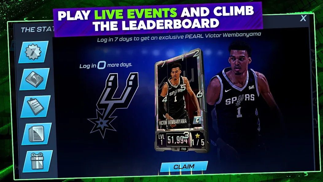 Скачать NBA 2K Mobile Basketball Game [MOD: безлимитные деньги и усиленные игроки] на телефон — скриншот 4