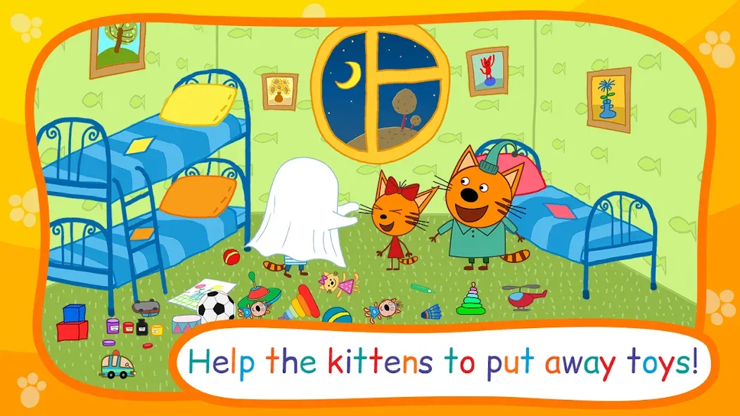 Kid-E-Cats: Bedtime Stories [MOD: разблокированы все сказки и персонажи] последняя версия — скриншот 1