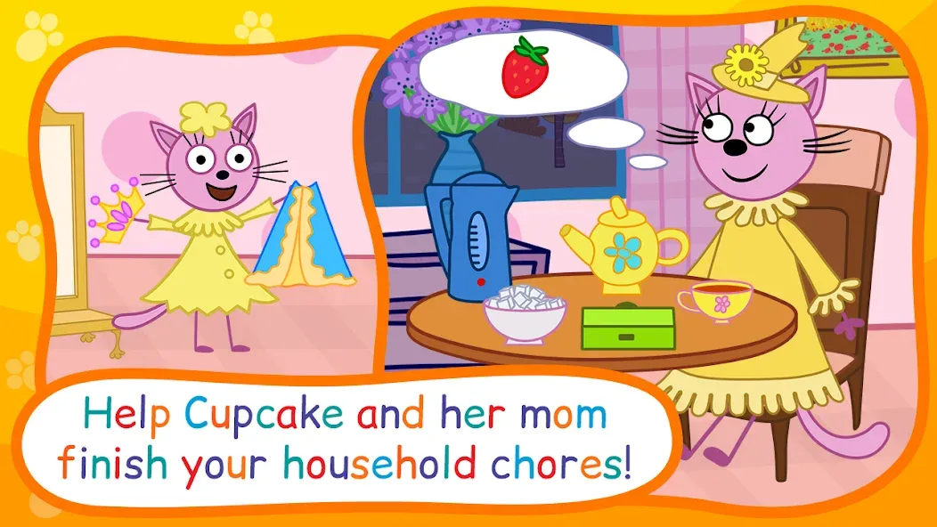 Kid-E-Cats: Bedtime Stories [MOD: разблокированы все сказки и персонажи] последняя версия — скриншот 3