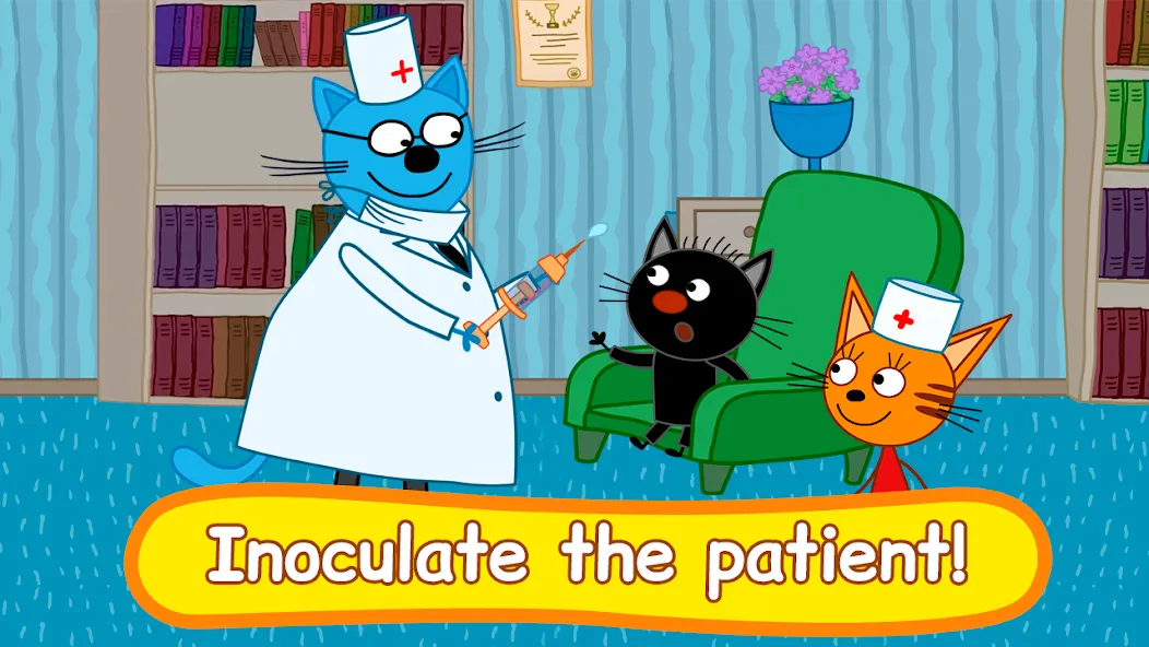Kid-E-Cats: Animal hospital [MOD: безлимитные деньги и все питомцы открыты] (Бесплатно / APK) — скриншот 5