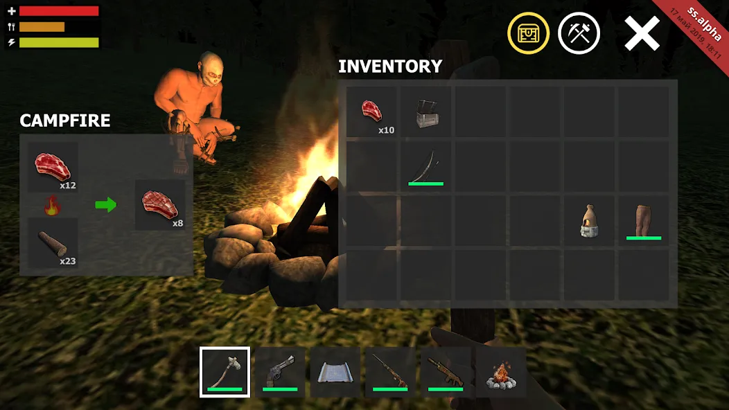 Survival Simulator [MOD: много ресурсов и нет голода] — Скачать бесплатно (APK) — скриншот 2