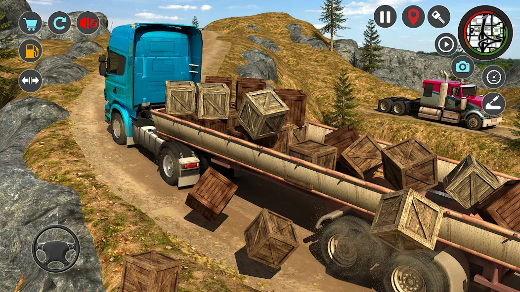 Скачать Transport Simulator Truck Game [MOD: безлимитные деньги и топливо] — скриншот 3