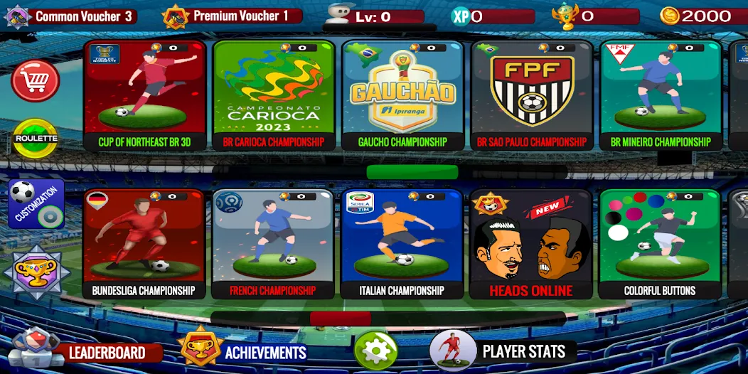 Button Football [MOD: без рекламы и открыты все команды] (Бесплатно / APK) — скриншот 3