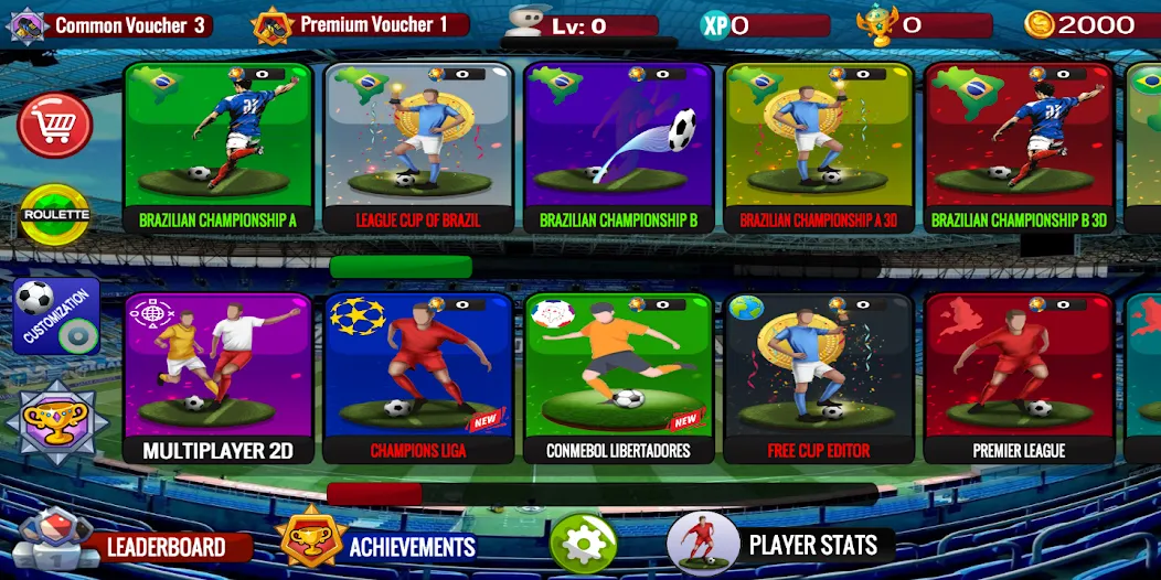 Button Football [MOD: без рекламы и открыты все команды] (Бесплатно / APK) — скриншот 5