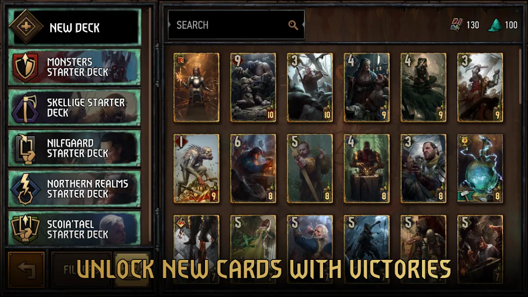 GWENT: The Witcher Card Game [MOD: безлимитные осколки и открыты все карты] на Андроид — скриншот 4