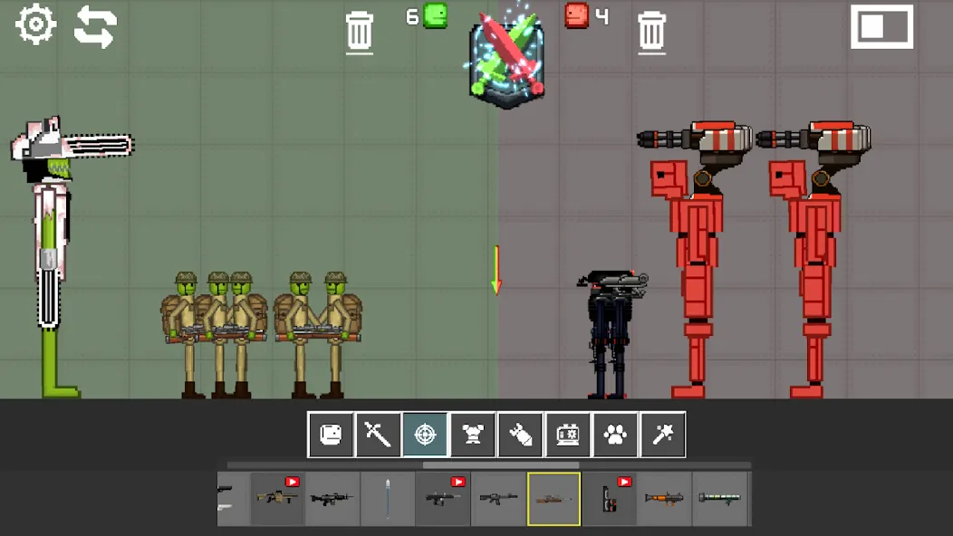 Скачать взлом Battle Sandbox [MOD: безлимитные ресурсы и все юниты открыты] — скриншот 3