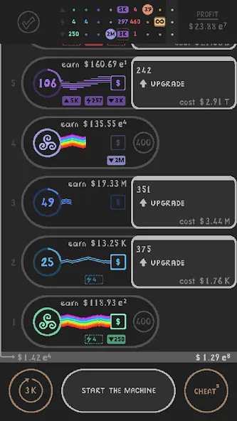 Idle Game 1 [MOD: много денег и быстрый прогресс] на Андроид — скриншот 3