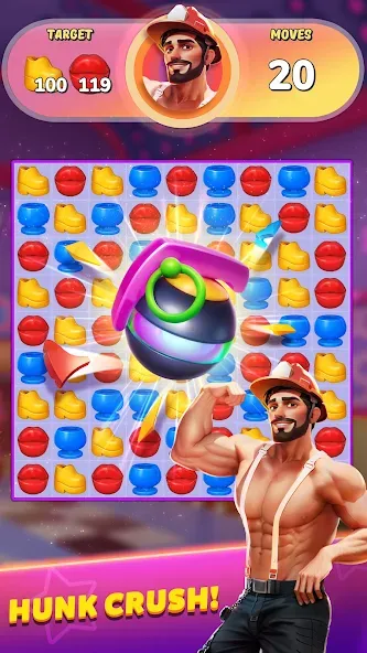 Скачать Party Match [MOD: безлимитные подсказки и бонусы] на телефон — скриншот 3