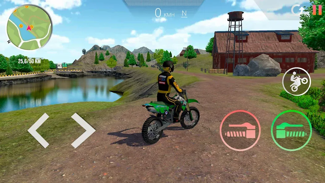 Motorcycle Real Simulator [MOD: безлимитные деньги и топливо] — Скачать бесплатно (APK) — скриншот 3
