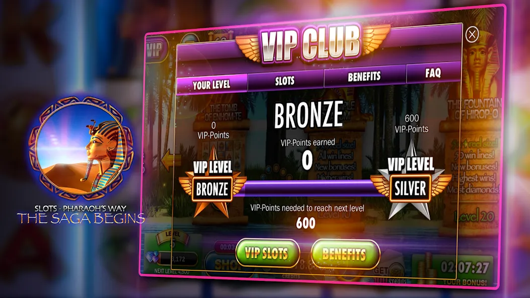 Скачать взлом Slots - Pharaoh's Way Casino [MOD: безлимитные монеты и бонусы] — скриншот 4