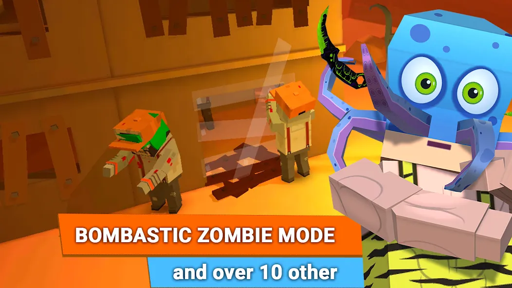 Fan of Guns: FPS Pixel Shooter [MOD: безлимитные деньги и оружие] последняя версия — скриншот 2