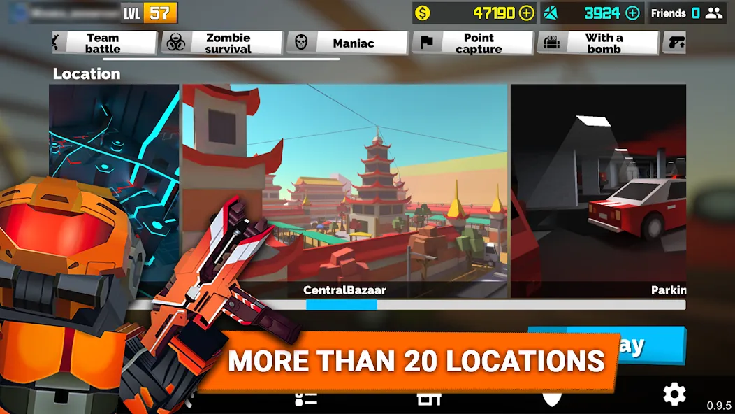 Fan of Guns: FPS Pixel Shooter [MOD: безлимитные деньги и оружие] последняя версия — скриншот 5