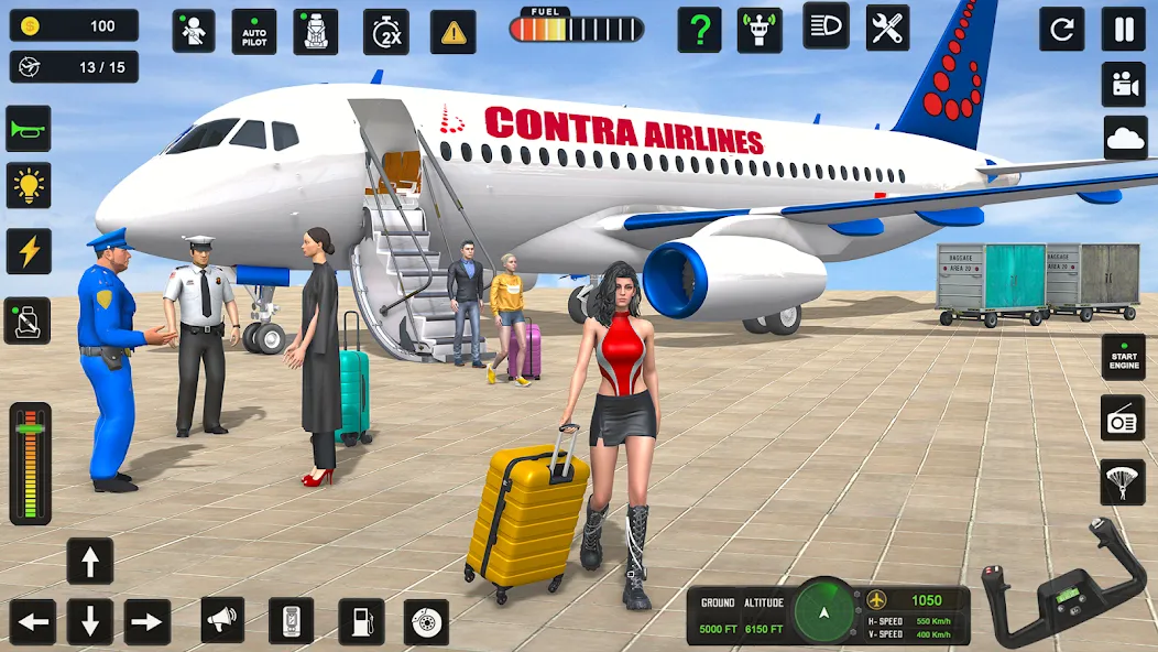 City Pilot Cargo Plane Games [MOD: без рекламы и много денег] — Скачать бесплатно (APK) — скриншот 1
