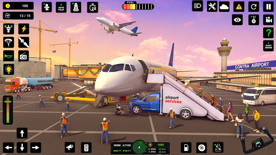 City Pilot Cargo Plane Games [MOD: без рекламы и много денег] — Скачать бесплатно (APK) — скриншот 3
