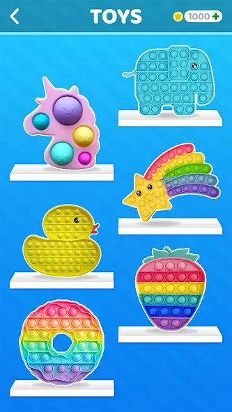 Скачать взлом Pop it: Puppet Antistress Game [MOD: без рекламы и все скины открыты] — скриншот 2