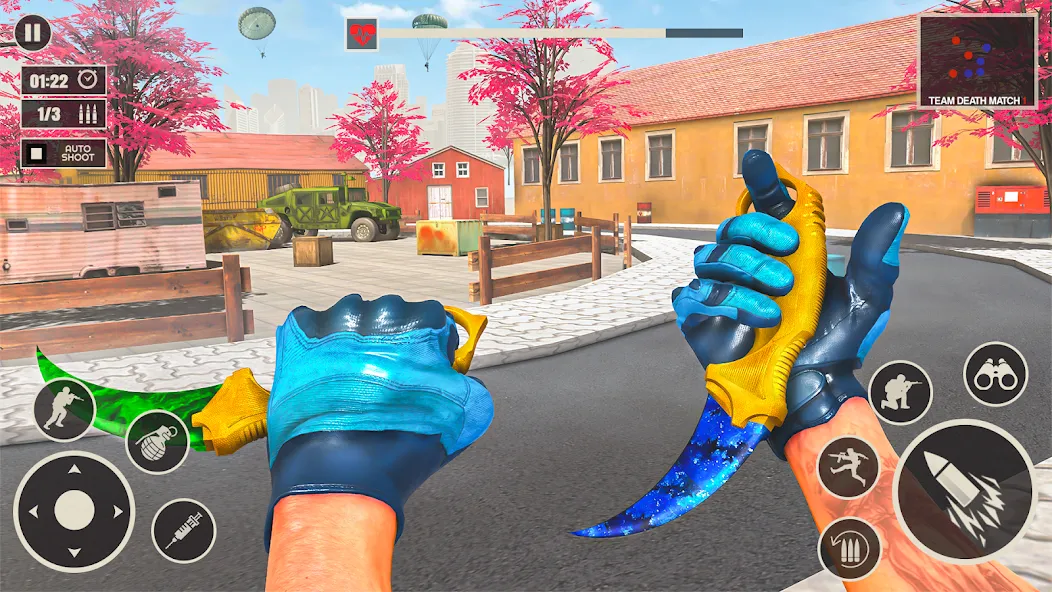 Скачать Offline War Shooting Games 3D [MOD: безлимитные патроны и оружие] — скриншот 3