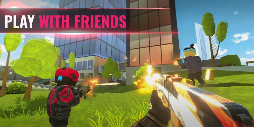 Скачать взлом Tactic Shot: FPS Action 4v4 [MOD: безлимитные патроны и здоровье] — скриншот 1