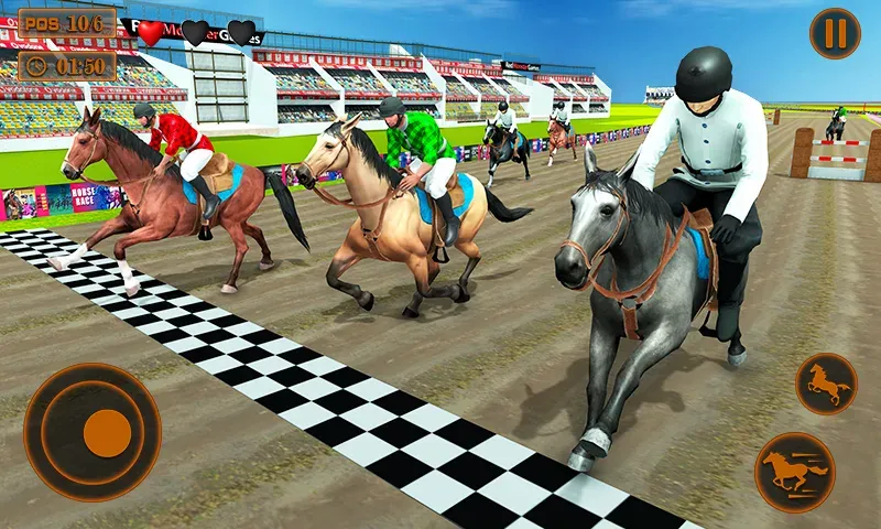 Mounted Horse Racing Games [MOD: безлимитные деньги и все лошади открыты] — Скачать бесплатно (APK) — скриншот 2