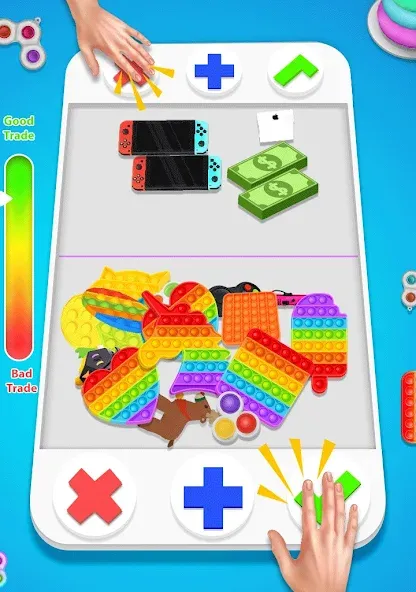 Скачать fidget trading: trade toys 3D [MOD: все игрушки разблокированы] — скриншот 1