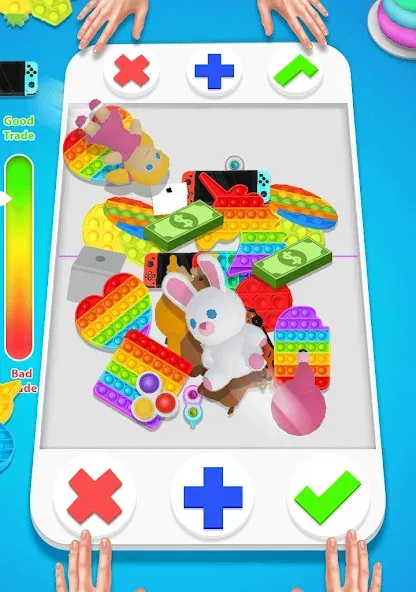 Скачать fidget trading: trade toys 3D [MOD: все игрушки разблокированы] — скриншот 2