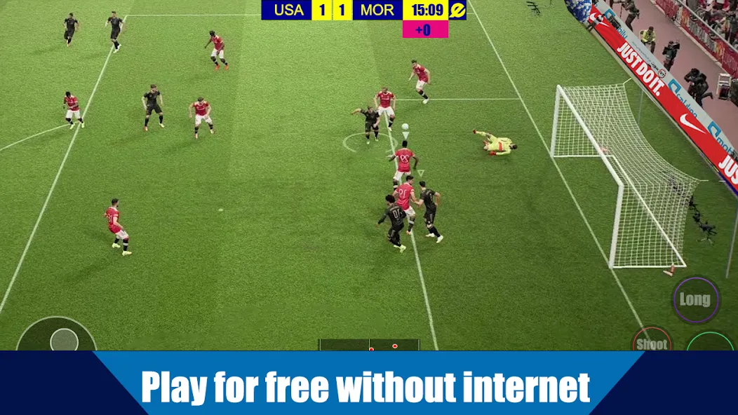 Football World Soccer Cup 2023 [MOD: безлимитные деньги и все команды открыты] последняя версия — скриншот 4
