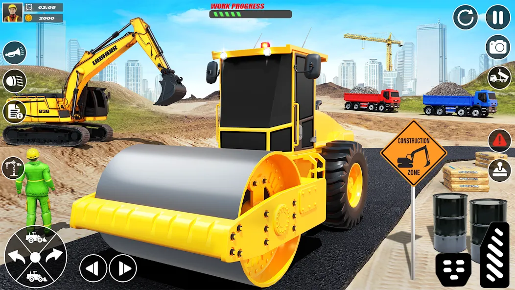 Скачать взлом City Builder Construction Sim [MOD: безлимитные деньги и все уровни] — скриншот 2