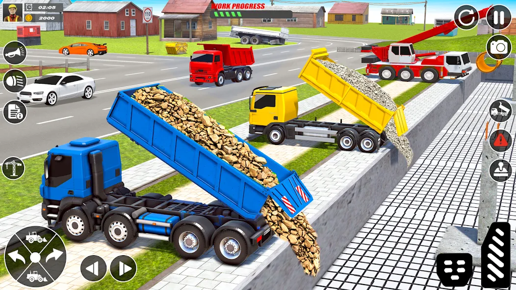 Скачать взлом City Builder Construction Sim [MOD: безлимитные деньги и все уровни] — скриншот 4
