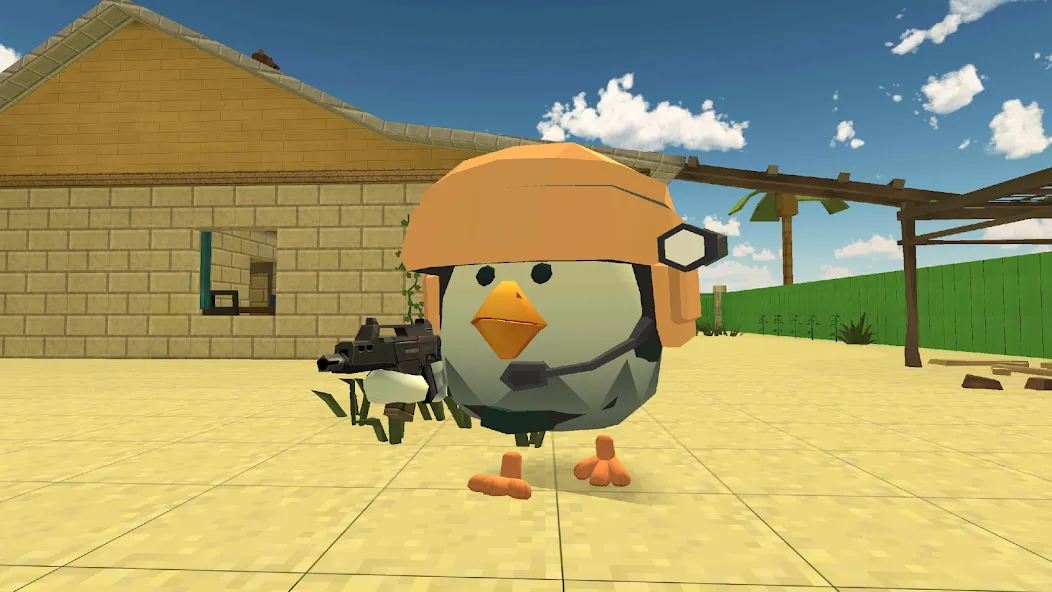 Взломанная Chicken Gun [MOD: много денег и оружия] на Андроид — скриншот 4