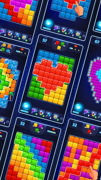 Скачать взлом Cubes Empire Champions [MOD: безлимитные монеты и жизни] — скриншот 4
