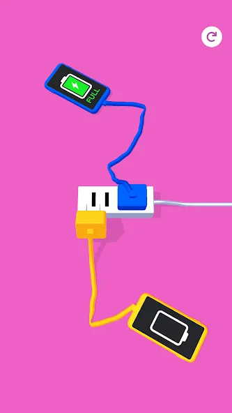 Взломанная Recharge Please! [MOD: безлимитная энергия и быстрые заряды] на Андроид — скриншот 1