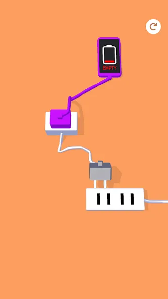 Взломанная Recharge Please! [MOD: безлимитная энергия и быстрые заряды] на Андроид — скриншот 4
