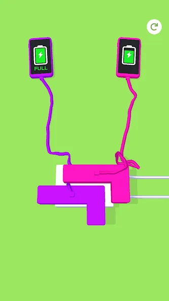 Взломанная Recharge Please! [MOD: безлимитная энергия и быстрые заряды] на Андроид — скриншот 5
