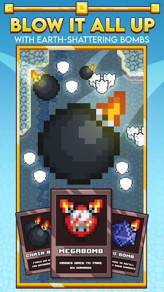 Взломанная Idle Obelisk Miner [MOD: много денег и ускоренная добыча] на Андроид — скриншот 2