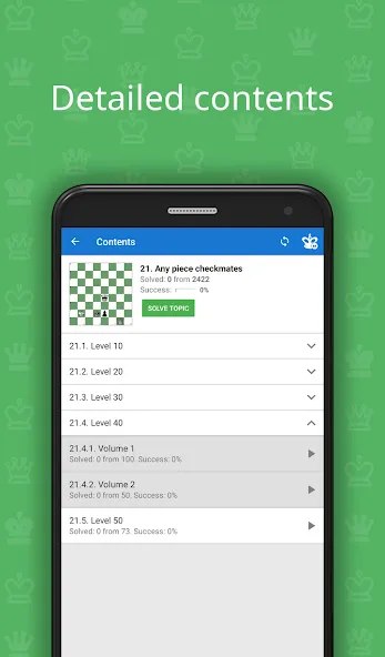 Скачать взлом Mate in 2 (Chess Puzzles] [MOD: открыты все шахматные задачи] — скриншот 5